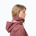 Jack Wolfskin Stormy Point 2L giacca da pioggia da donna rosso ocra 3