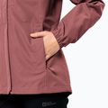 Jack Wolfskin Stormy Point 2L giacca da pioggia da donna rosso ocra 5