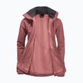 Jack Wolfskin Stormy Point 2L giacca da pioggia da donna rosso ocra 9