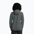 Giacca softshell donna Jack Wolfskin Windhain Hoody verde ardesia 3