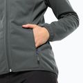 Giacca softshell donna Jack Wolfskin Windhain Hoody verde ardesia 5