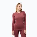 Jack Wolfskin Longsleeve termoattiva da donna Infinite Warm rosso ocra