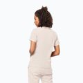 Jack Wolfskin Essential, maglietta da trekking da donna in panna cotta 2