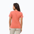 Maglietta da trekking da donna Jack Wolfskin Essential warm amber 2