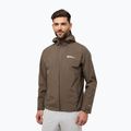 Giacca da pioggia Jack Wolfskin Prelight 2L Ins cold coffee da uomo