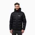 Jack Wolfskin piumino da uomo Nebelhorn Down Hoody nero