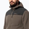 Jack Wolfskin giacca in pile da uomo Kammweg Pile Fz caffè freddo 4