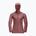 Jack Wolfskin giacca in pile da donna Kolbenberg con cappuccio Fz rosso minerale 10