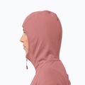 Jack Wolfskin giacca in pile da donna Kolbenberg con cappuccio Fz rosso minerale 3