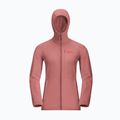 Jack Wolfskin giacca in pile da donna Kolbenberg con cappuccio Fz rosso minerale 8