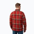 Felpa Jack Wolfskin in pile da uomo Felslicht Check intense rust 2