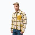 Felpa in pile Jack Wolfskin da uomo Felslicht Check panna cotta