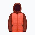 Piumino da bambino Jack Wolfskin Zenon arancione corallo 5