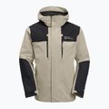 Giacca da pioggia Jack Wolfskin Jasper 2L in pietra da uomo 11