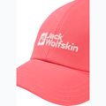 Cappello da baseball Jack Wolfskin per bambini, colore corallo tramonto 4