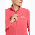 Giacca in pile Jack Wolfskin donna Taunus Fz sunset coral 4