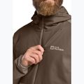Felpa da trekking Jack Wolfskin Prelight Trail Hoody da uomo, caffè freddo 5