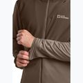 Felpa da trekking Jack Wolfskin Prelight Trail Hoody da uomo, caffè freddo 6