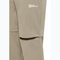 Pantaloni da trekking da uomo Jack Wolfskin Pico Trail Zip Off stone 5