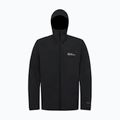 Giacca antipioggia da uomo Jack Wolfskin Tempest 2l nera 9