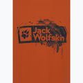 Maglietta Jack Wolfskin da uomo Jack Wolfskin Brand T arancione bruciato 7
