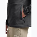 Felpa da uomo Jack Wolfskin Kolbenberg con cappuccio e zip intera in pile phantom 5