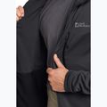 Felpa da uomo Jack Wolfskin Kolbenberg con cappuccio e zip intera in pile phantom 6
