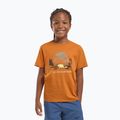 Maglietta Jack Wolfskin da bambino Graphic Cotton T stampa morbida ambra 5