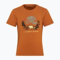 Maglietta Jack Wolfskin da bambino Graphic Cotton T stampa morbida ambra 7