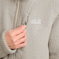 Pile donna Jack Wolfskin Cradle Mountain Full Zip colore sabbia chiaro 5