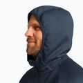 Felpa da trekking da uomo Jack Wolfskin Peak District con cappuccio e cerniera integrale midnight sky 4