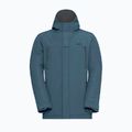 Giacca imbottita da uomo Jack Wolfskin Glacier Shield aluminium blue 7