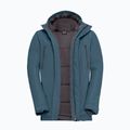 Giacca imbottita da uomo Jack Wolfskin Glacier Shield aluminium blue 9