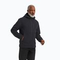 Felpa da trekking uomo Jack Wolfskin Lake Ridge con cappuccio nera