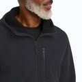 Felpa da trekking uomo Jack Wolfskin Lake Ridge con cappuccio nera 5