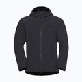 Felpa da trekking uomo Jack Wolfskin Lake Ridge con cappuccio nera 7