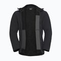 Felpa da trekking uomo Jack Wolfskin Lake Ridge con cappuccio nera 9