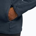 Felpa da trekking uomo Jack Wolfskin Peak District Full Zip midnight sky 6