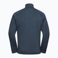 Felpa da trekking uomo Jack Wolfskin Peak District Full Zip midnight sky 8