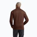 Felpa da trekking uomo Jack Wolfskin Peak District Full Ziphot choc 3