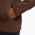 Felpa da trekking uomo Jack Wolfskin Peak District Full Ziphot choc 6