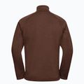 Felpa da trekking uomo Jack Wolfskin Peak District Full Ziphot choc 8