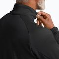 Felpa da trekking da uomo Jack Wolfskin Peak District Full Zip nera 5