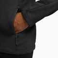 Felpa da trekking da uomo Jack Wolfskin Peak District Full Zip nera 6