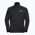 Felpa da trekking da uomo Jack Wolfskin Peak District Full Zip nera 7