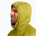 Felpa da trekking uomo Jack Wolfskin Peak District con cappuccio e zip integrale chartreuse 4