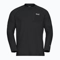 Maglia a maniche lunghe da uomo Jack Wolfskin Prelight Trail Crew nera 5