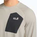 Maglia a maniche lunghe da uomo Jack Wolfskin Prelight Trail Crew sabbia chiaro 4