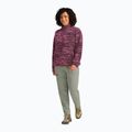 Felpa da trekking donna Jack Wolfskin Big Sky Half Zip raisin 2