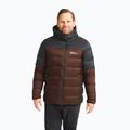 Giacca a piumino da uomo Jack Wolfskin Nebelhorn Down Hoody hot choc